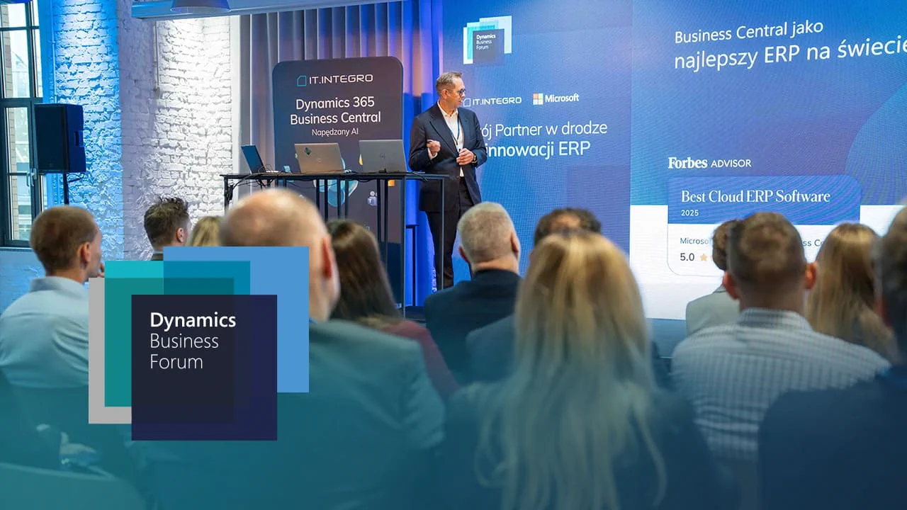Dynamics Business Forum - konferencja o ERP z AI od Microsoft - IT.integro
