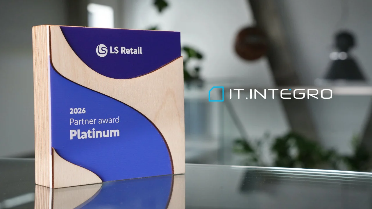 IT.integro award - LS Retail Platinum Partner - conneXion 2026